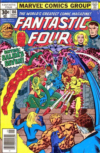 Cover for Fantastic Four (Marvel, 1961 series) #186 [30¢]
