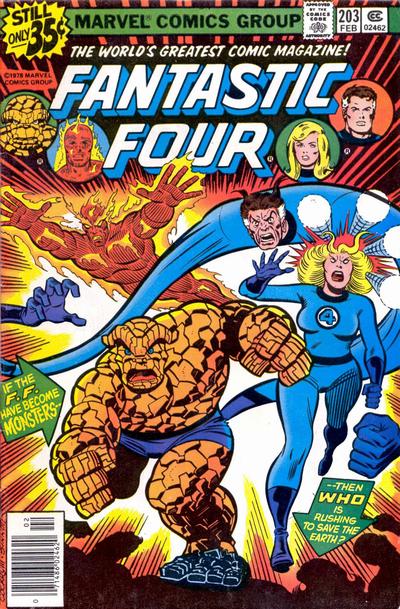 Cover for Fantastic Four (Marvel, 1961 series) #203 [Regular Edition]