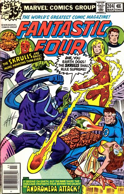 Cover for Fantastic Four (Marvel, 1961 series) #204