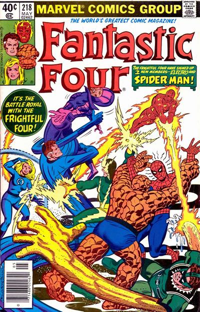 Cover for Fantastic Four (Marvel, 1961 series) #218 [Newsstand]