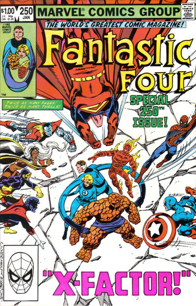 Cover for Fantastic Four (Marvel, 1961 series) #250 [Direct]
