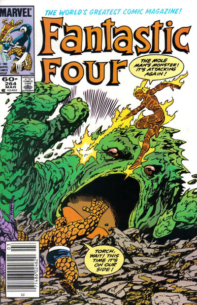 Cover for Fantastic Four (Marvel, 1961 series) #264 [Newsstand]