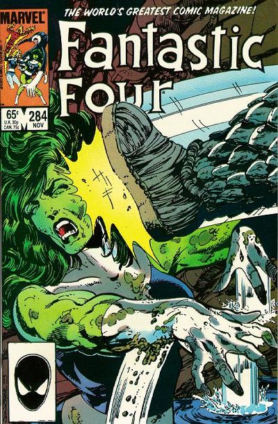 Cover for Fantastic Four (Marvel, 1961 series) #284 [Direct]