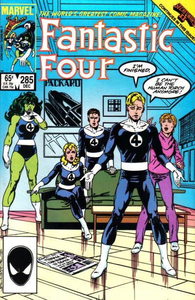 Cover for Fantastic Four (Marvel, 1961 series) #285 [Direct]