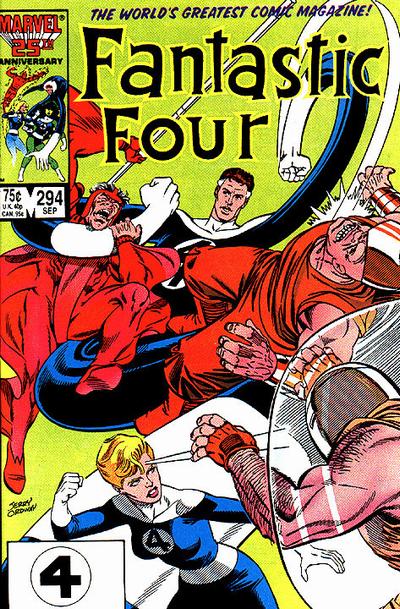 Cover for Fantastic Four (Marvel, 1961 series) #294 [Direct]
