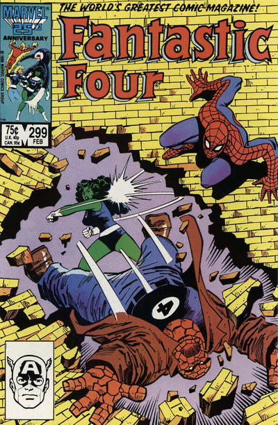 Cover for Fantastic Four (Marvel, 1961 series) #299 [Direct]