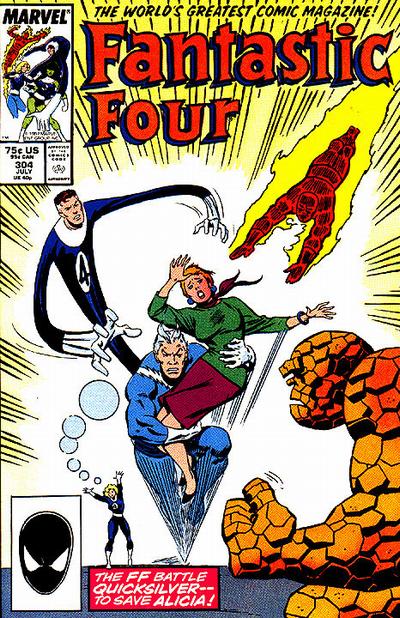 Cover for Fantastic Four (Marvel, 1961 series) #304 [Direct]