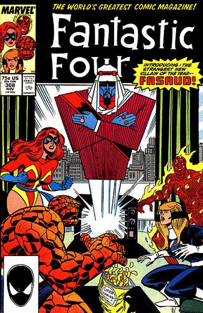 Cover for Fantastic Four (Marvel, 1961 series) #308 [Direct]