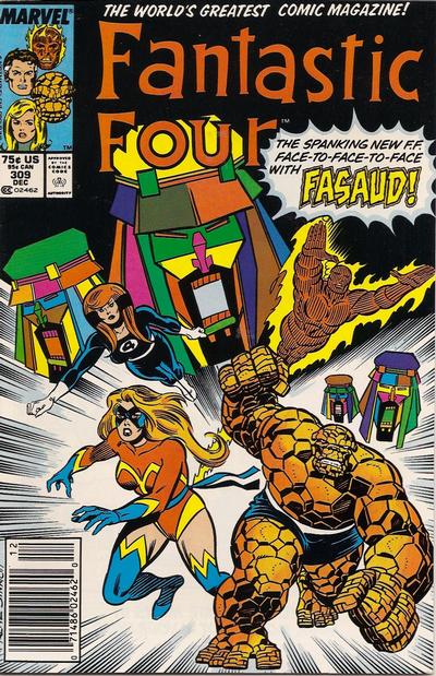 Cover for Fantastic Four (Marvel, 1961 series) #309 [Newsstand]