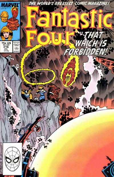 Cover for Fantastic Four (Marvel, 1961 series) #316 [Direct]