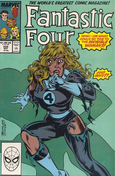 Cover for Fantastic Four (Marvel, 1961 series) #332 [Direct]