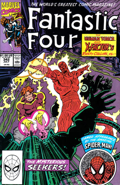 Cover for Fantastic Four (Marvel, 1961 series) #342 [Direct]