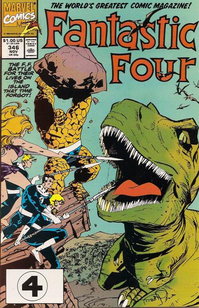 Cover for Fantastic Four (Marvel, 1961 series) #346 [Direct]