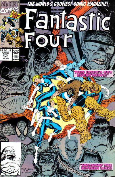 Cover for Fantastic Four (Marvel, 1961 series) #347 [Direct]