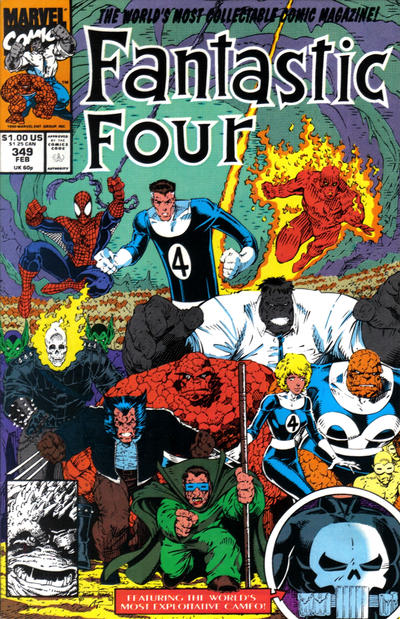 Cover for Fantastic Four (Marvel, 1961 series) #349 [Direct]