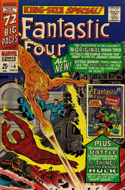 Cover for Fantastic Four Annual (Marvel, 1963 series) #4