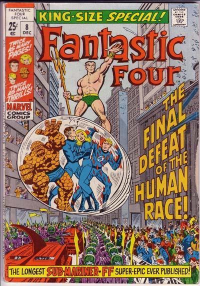 Cover for Fantastic Four Annual (Marvel, 1963 series) #8