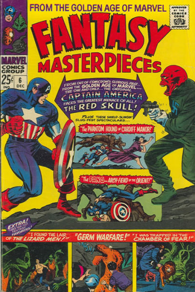 Cover for Fantasy Masterpieces (Marvel, 1966 series) #6
