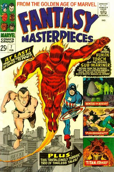 Cover for Fantasy Masterpieces (Marvel, 1966 series) #7