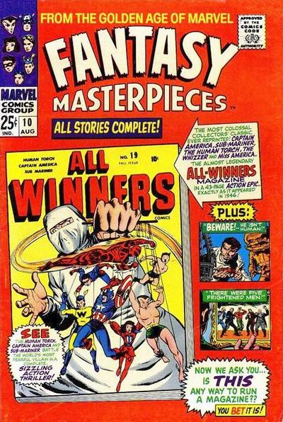 Cover for Fantasy Masterpieces (Marvel, 1966 series) #10