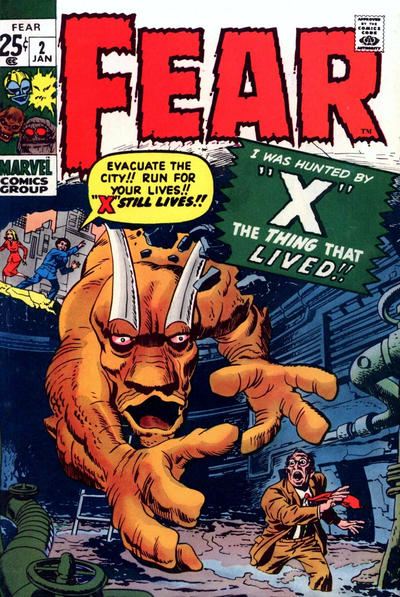 Cover for Fear (Marvel, 1970 series) #2