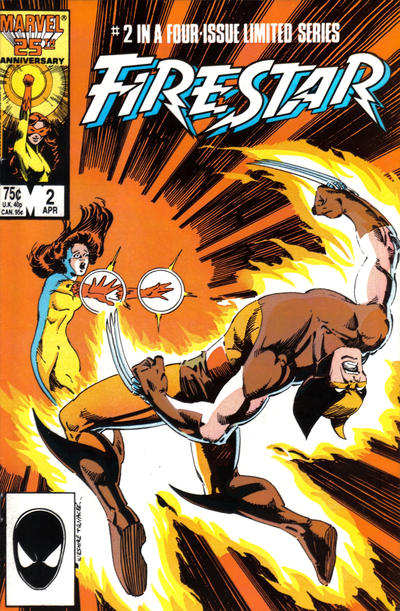 Cover for Firestar (Marvel, 1986 series) #2 [Direct]