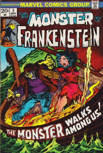 Cover for Frankenstein (Marvel, 1973 series) #5