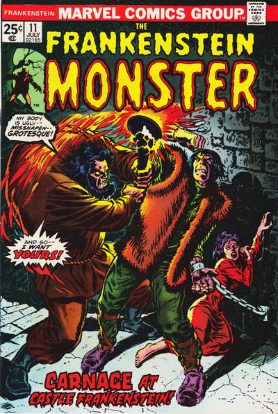 Cover for Frankenstein (Marvel, 1973 series) #11