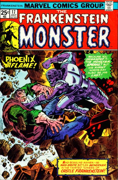 Cover for Frankenstein (Marvel, 1973 series) #17 [Regular Edition]