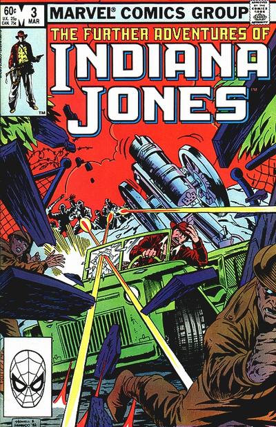 Cover for The Further Adventures of Indiana Jones (Marvel, 1983 series) #3 [Direct]