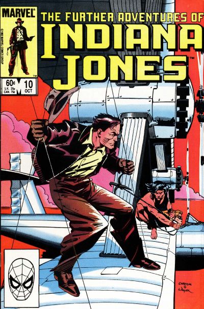 Cover for The Further Adventures of Indiana Jones (Marvel, 1983 series) #10 [Direct]