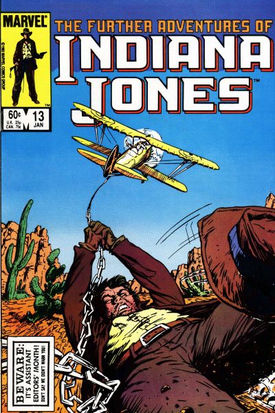 Cover for The Further Adventures of Indiana Jones (Marvel, 1983 series) #13 [Direct]
