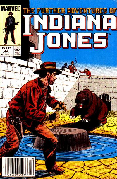 Cover for The Further Adventures of Indiana Jones (Marvel, 1983 series) #22 [Newsstand]
