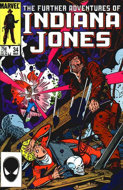 Cover for The Further Adventures of Indiana Jones (Marvel, 1983 series) #34 [Direct]