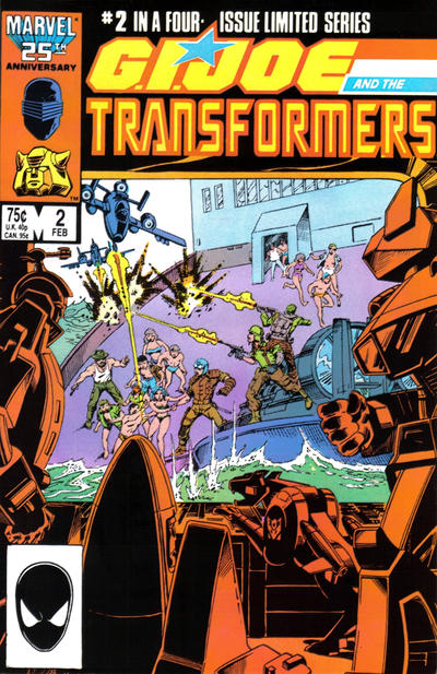 Cover for G.I. Joe and the Transformers (Marvel, 1987 series) #2 [Direct]