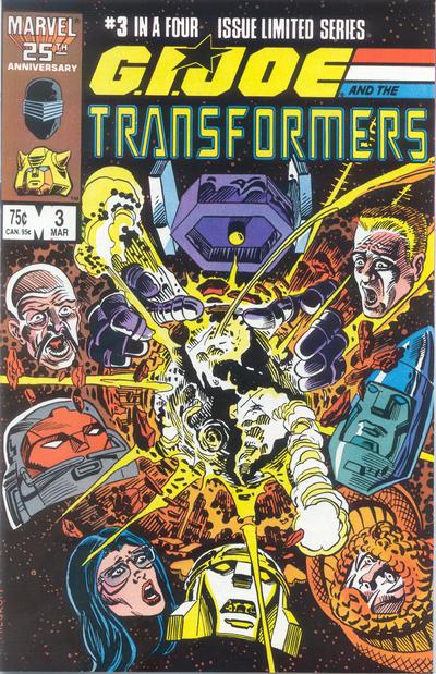 Cover for G.I. Joe and the Transformers (Marvel, 1987 series) #3 [Direct]