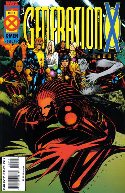 Cover for Generation X (Marvel, 1994 series) #2 [Deluxe Direct Edition]