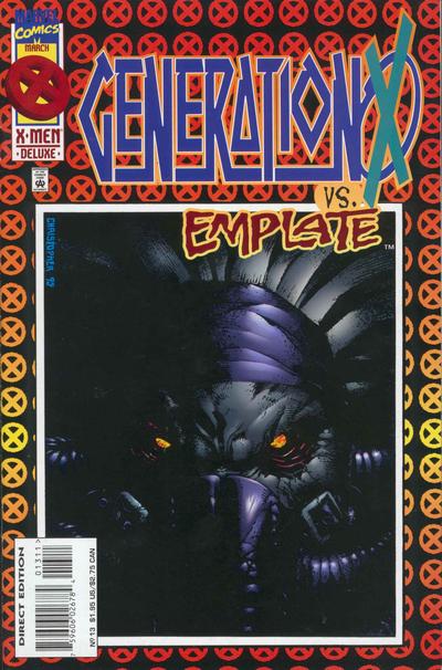 Cover for Generation X (Marvel, 1994 series) #13 [Direct Edition]