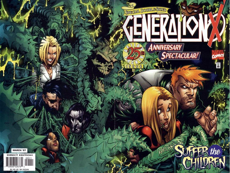 Cover for Generation X (Marvel, 1994 series) #25 [Direct Edition]