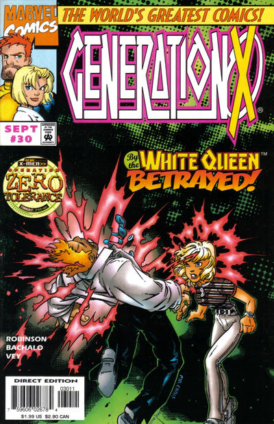 Cover for Generation X (Marvel, 1994 series) #30 [Direct Edition]