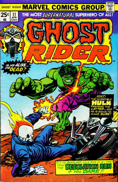 Cover for Ghost Rider (Marvel, 1973 series) #11 [Regular Edition]