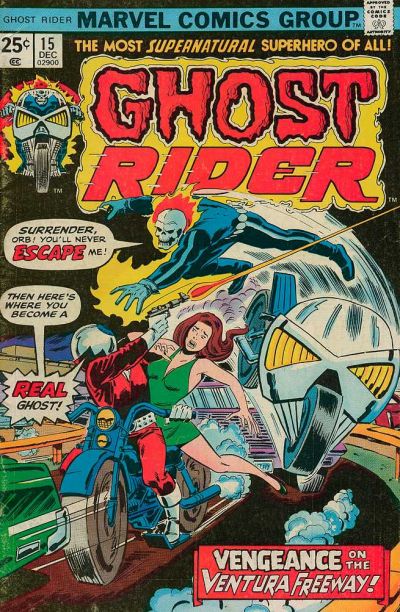 Cover for Ghost Rider (Marvel, 1973 series) #15