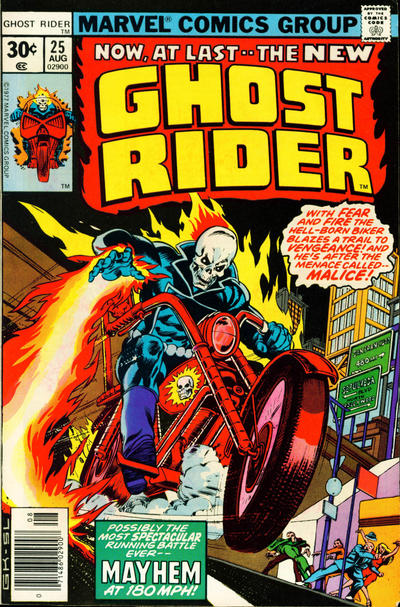 Cover for Ghost Rider (Marvel, 1973 series) #25 [30¢]