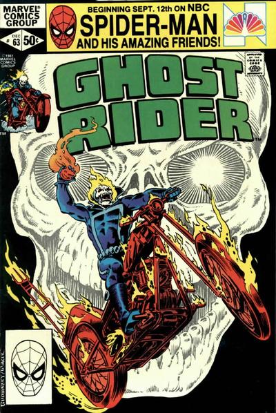 Cover for Ghost Rider (Marvel, 1973 series) #63 [Direct]