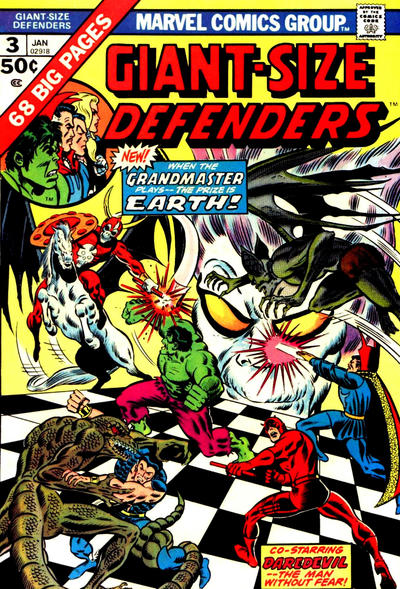 Cover for Giant-Size Defenders (Marvel, 1974 series) #3