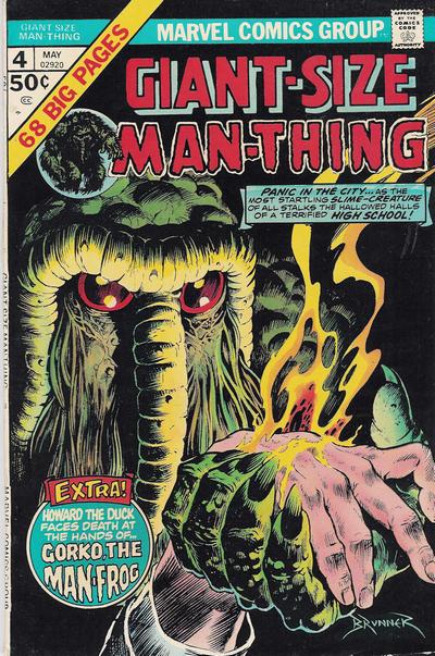 Cover for Giant-Size Man-Thing (Marvel, 1974 series) #4