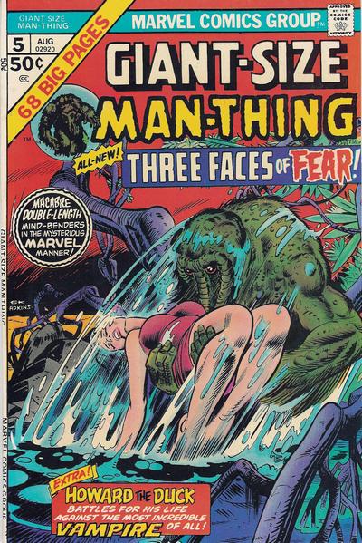 Cover for Giant-Size Man-Thing (Marvel, 1974 series) #5