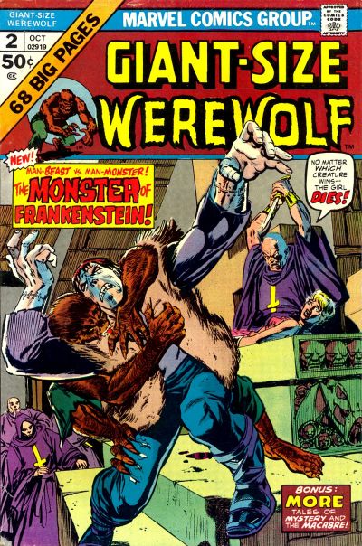 Cover for Giant-Size Werewolf (Marvel, 1974 series) #2