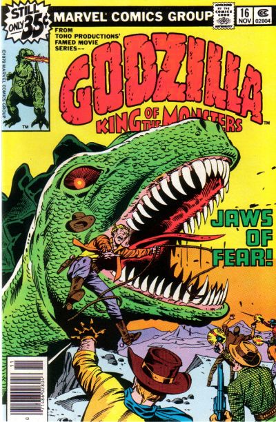 Cover for Godzilla (Marvel, 1977 series) #16