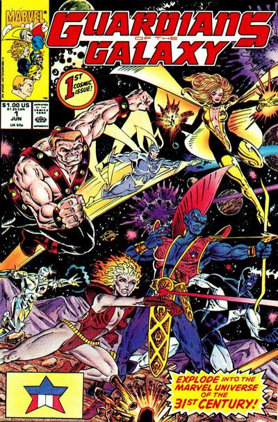 Cover for Guardians of the Galaxy (Marvel, 1990 series) #1 [Direct]